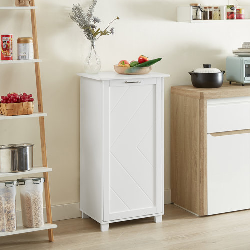 Vecelo Trash Can Tilt Out Trash With Negative Ion And